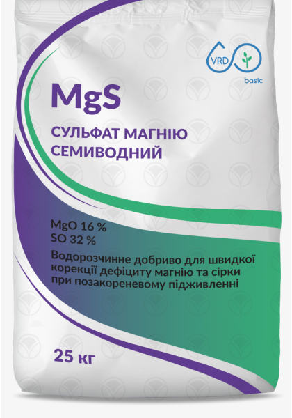 Сульфат магнію (MgS)